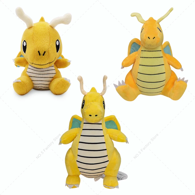 Tomy Pokemon Dragonite Peluche Kawaii Dragonite Morbidi Animali Di Peluche Giocattoli Anime Peluche Bambola Natale Bambini Regali Per Bambini 18-25Cm