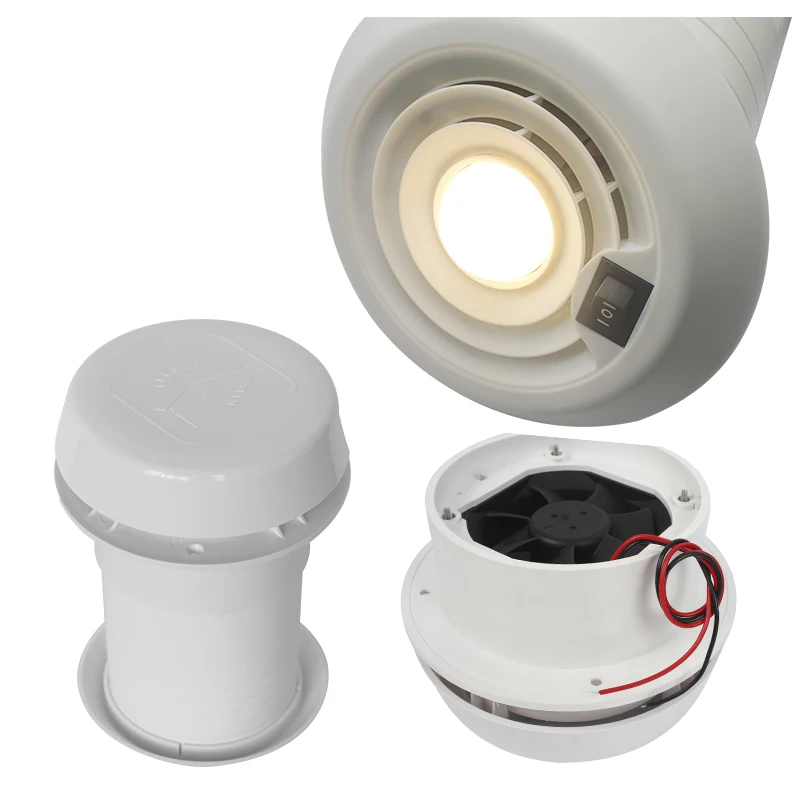 RV Ventilation Fan Caravan Accessories RV Fan Roof Air Vent Grille Travel Trailer Van Cooling Air Vent Camper Motor home Quiet 12V