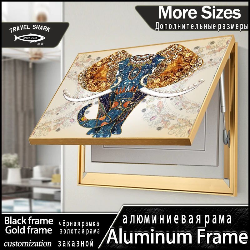 

Nordic Home Live Room Decorative Painting of Electric Box Creative Pictures Poster Wall Art Prints Decor Photo Mural With Frame