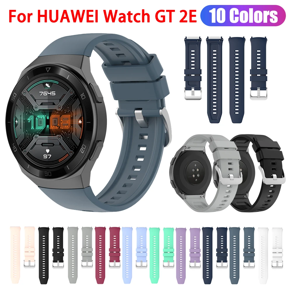 Correa de silicona para Huawei Watch GT2e color solido