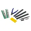 7PCS Novice Model Tool Set with Pen Knife Water Mouth Pliers, Polishing Tweezers, Engraving lines for Hobby Model Craft DIY Kit 3