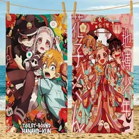 1PC Toilet-Bound Hanako-kun Microfiber Blanket Quick Drying Beach Towels Oversized Printing Super Absorbent Pool Towel Blanket 1