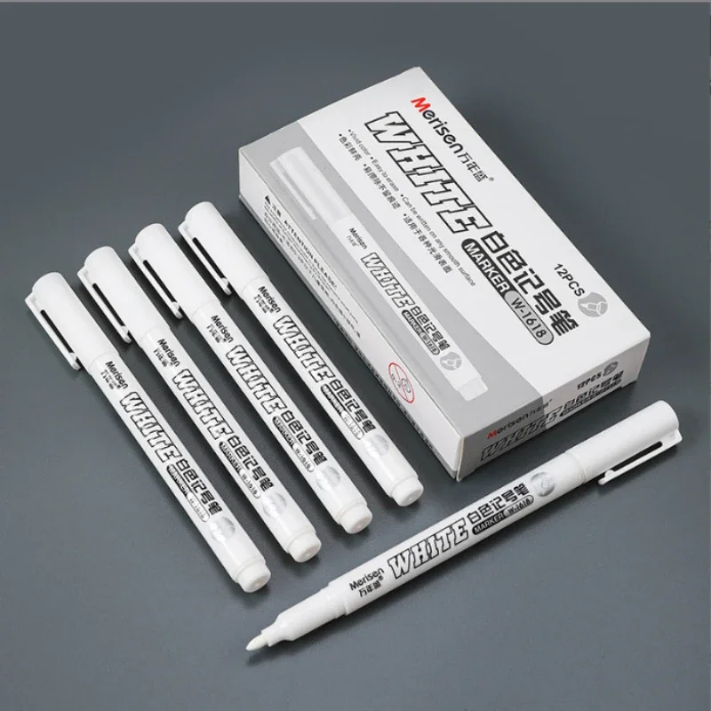Marker Pens Permanent Paint Markers for Wood Plastic Leather Glass Stone Metal Art Supplies 1.0MM