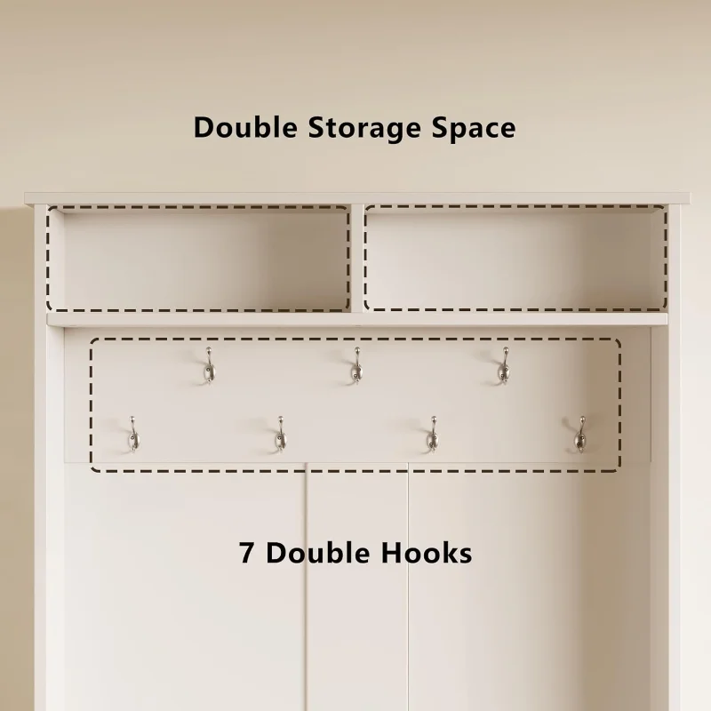 Ljustra Aiho Hall Tree Bench