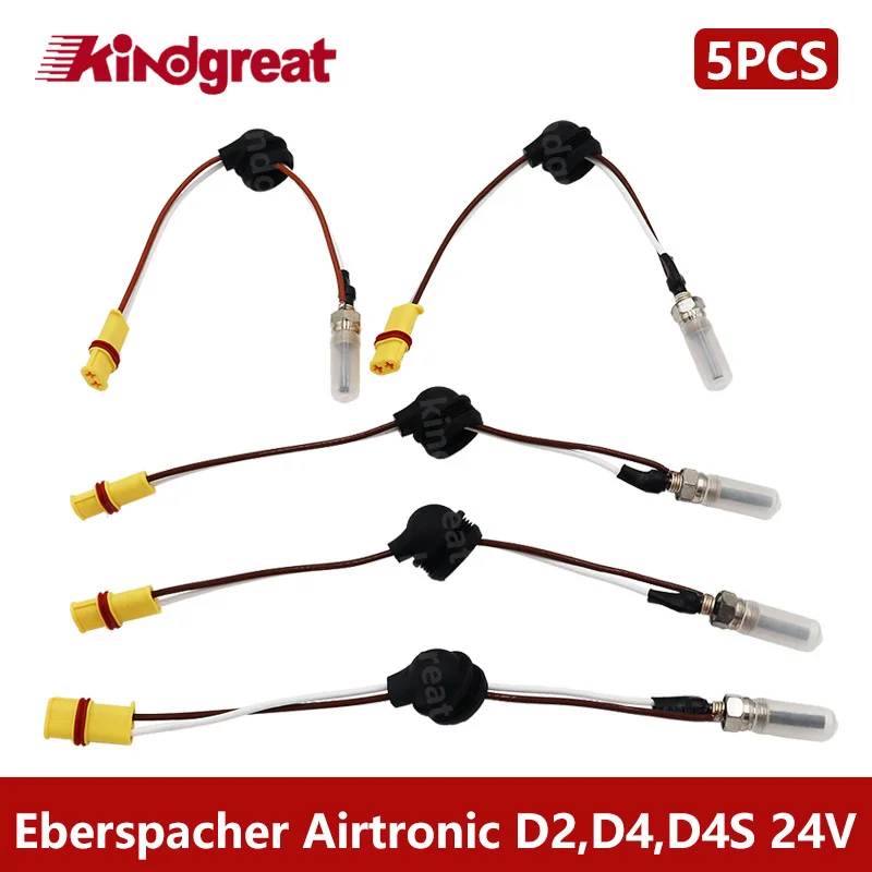 Parking Heater Glow Plug 5PCS Service Kits For Eberspacher Airtronic D2 D4 D4S 24v Heater 252070011100