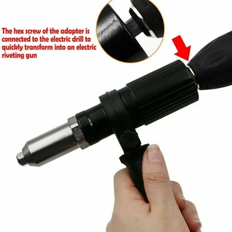 Professional Electric Rivet Nut Gun Machine Core Pull Accessories Cordless Riveting Drill Adapter Riveter Insert Portable Tools