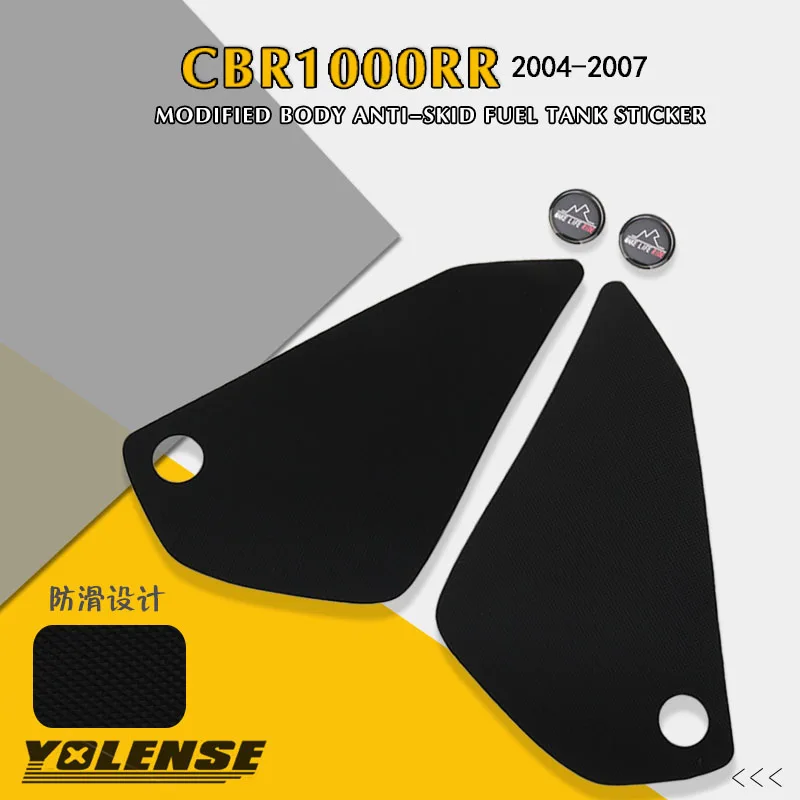 

For HONDA CBR1000RR CBR 1000 RR 2004-2007 2006 Motorcycle Tank Traction Pad Anti Slip Sticker Side Decal Gas Knee Grip Protector