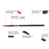 24/30/36/40 ft Heavy Duty High Reach Extension Window Cleaning Pole Telescopic Extendable Paint Roller Handle Garden/Picking 5