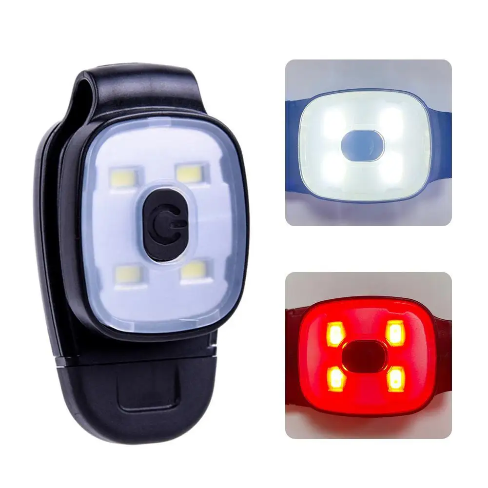 

USB Charging LED Headlights Outdoor Running Camping Light Portable Multi Functional Emergency Warning Lamp 2 Color