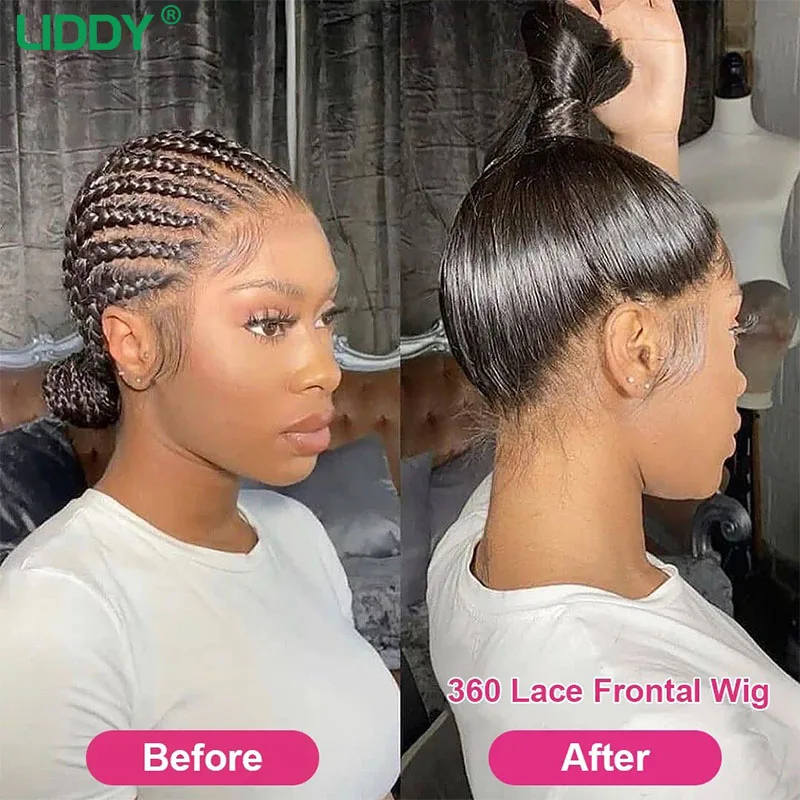 250% 360 Full Lace Wig Human Hair Pre Plucked 13x6 13x4 Straight Lace Front Wigs Frontal Wig Human Hair Wigs For Women