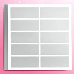 Surprise Scratch - Off Stickers - Self - Adhesive Rectangular Labels for DIY Gift Decorations (100/200 Pieces) (100pcs)