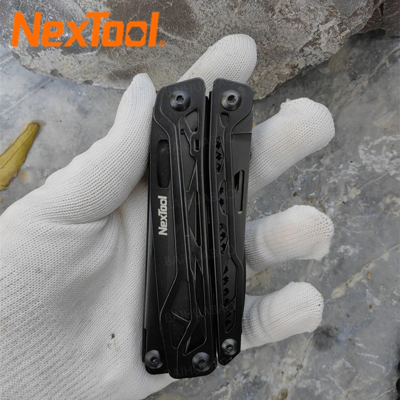 NexTool Black Knight Unlocked 11-In-1 EDC Knife Pocket Knives Survival Kit Multi Tool Pliers Hand Tools Screwdriver Multi-tool