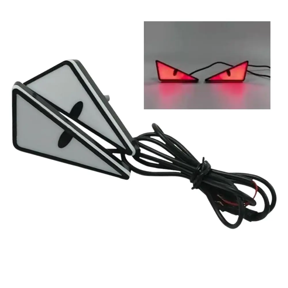 Universelle Motorrad-LED-Teufelsaugen-Leuchten Dämonenaugen-Scheinwerfer Motorrad-Mini-Projektorlinsenlampe Auto-Dekorationslichter – Detail 13