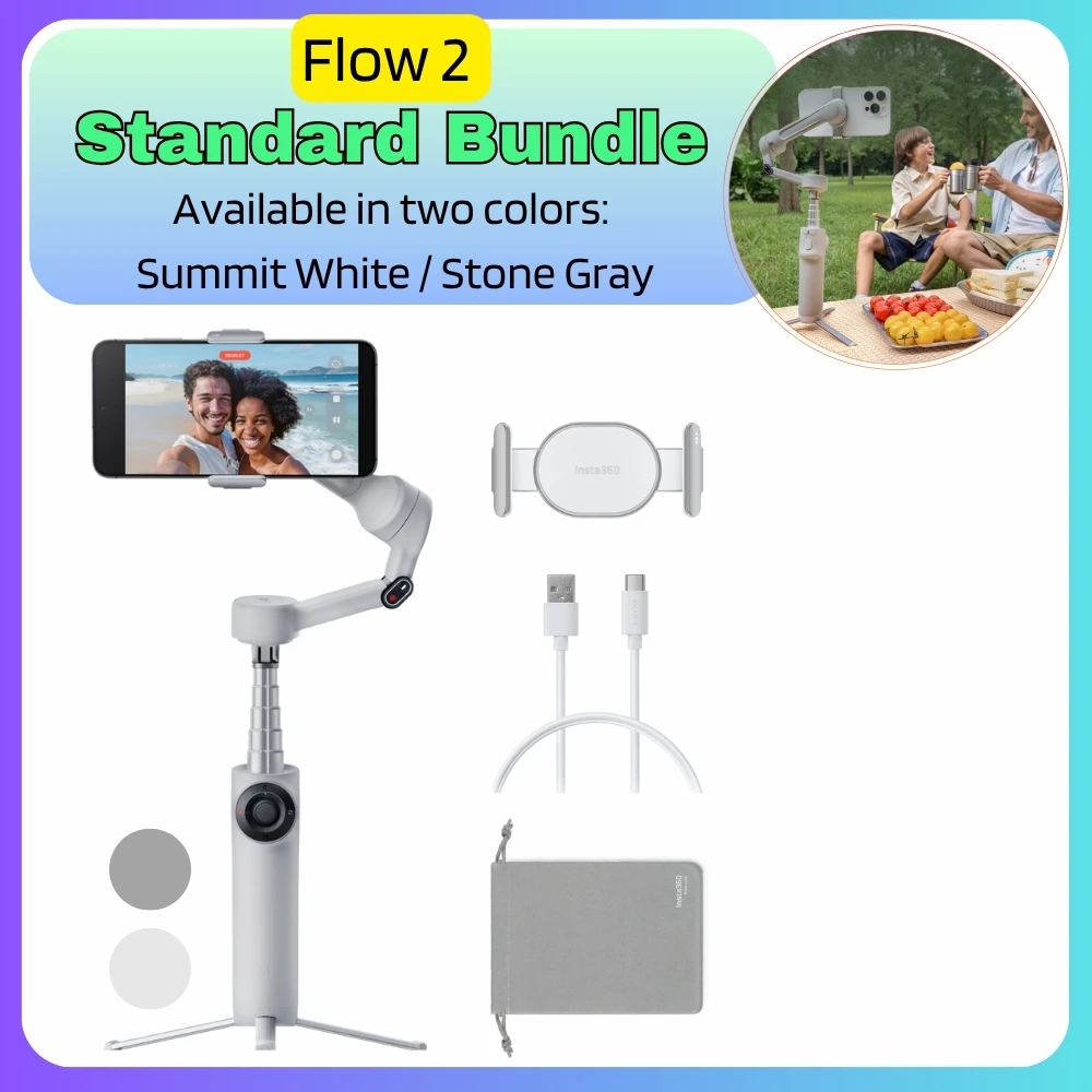Insta360 Flow 2 Pro または Flow 2 ハンドヘルドジンバル
