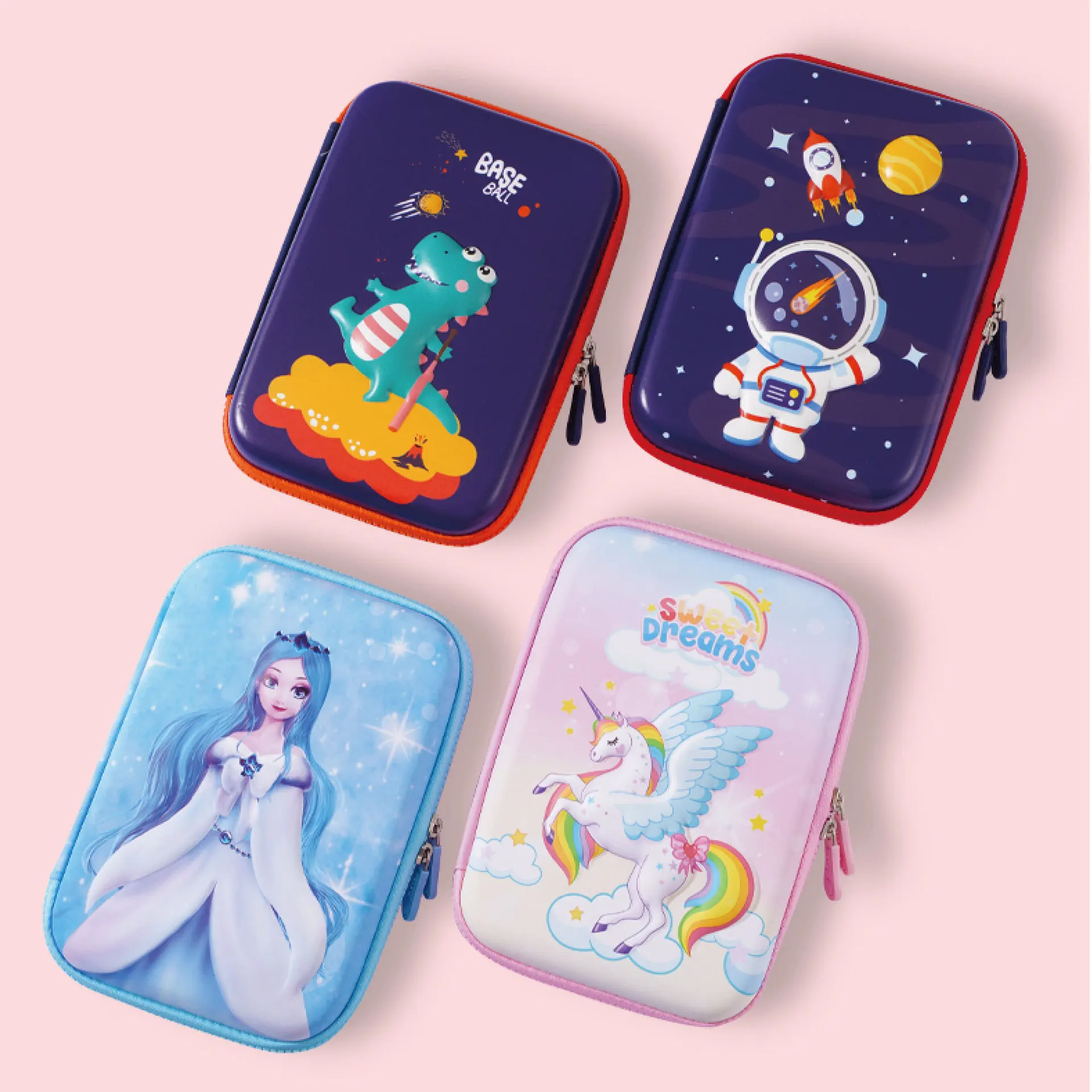 3D чехол для карандашей с единорогом EVA