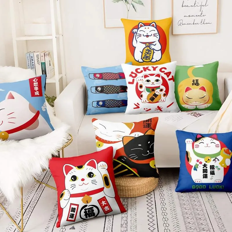 Polyester Home Pillow Japanese Pillowcases Polyester Pillowcase