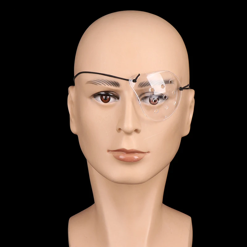 

1Pcs Plastic Ventilated Clear Eye Shield Eye Mask With 9 Holes After Eye Surgery