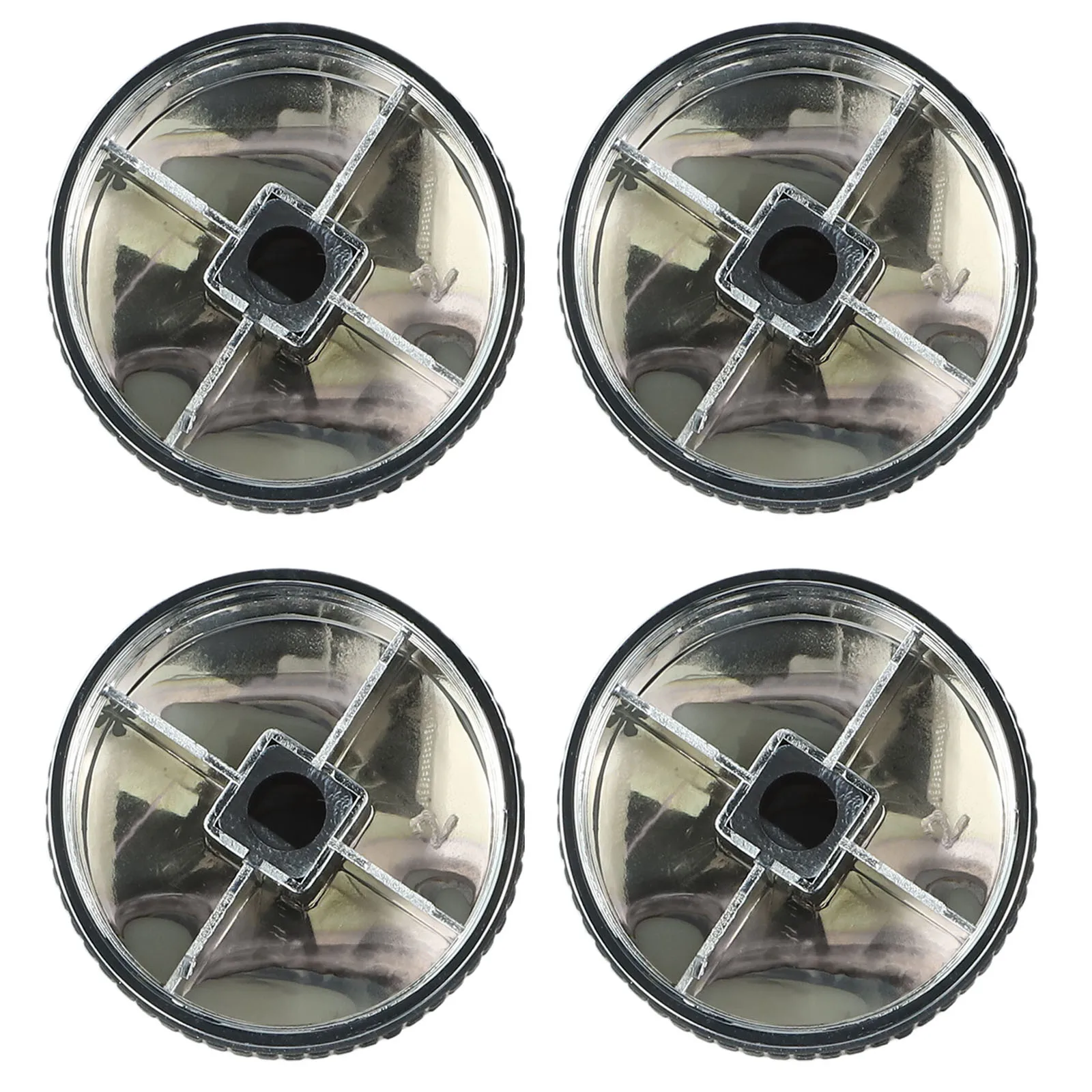 

4Pcs Gas Grill Control Knobs 50/58cmReplacement Fits BBQ Gas Grills For Oven Stove Round Accessories For Outdoor BBQ Parties