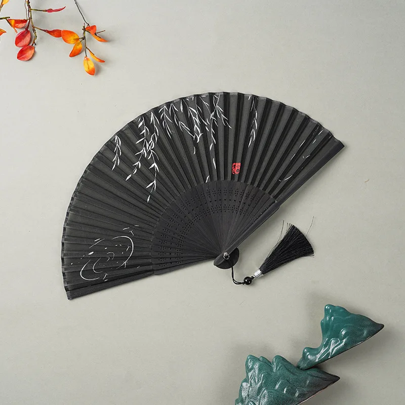 Folding Fan 1pcs Chinese style vintage hand fan for Chinese dance party
