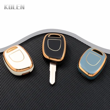 Nuovo TPU Car Remote Key Case Cover Shell per Renault Twingo Clio Kangoo Master NE73 VAC102 Protector Holder Fob Bag accessori - Nuovo TPU Car Remote Key Case Cover Shell per Renault Twingo Clio Kangoo Master NE73