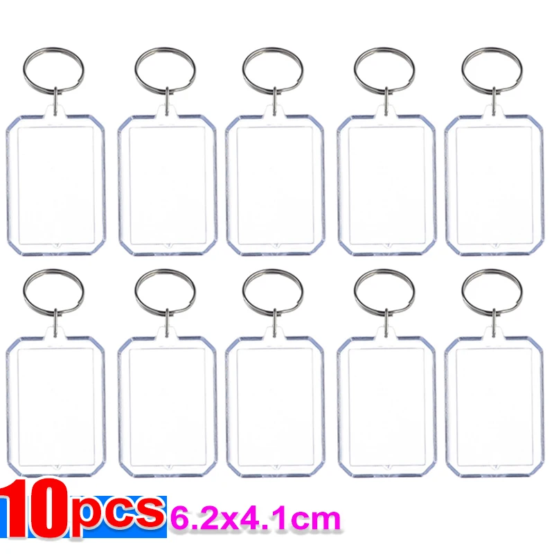 Customizable Clear Acrylic Keychain Frame - Perfect