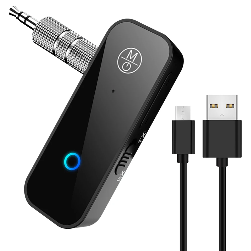 Bluetooth 5.1 Bt 5.0 Receiver Transmitter 2 In 1 Wireless Adapter 3.5mm