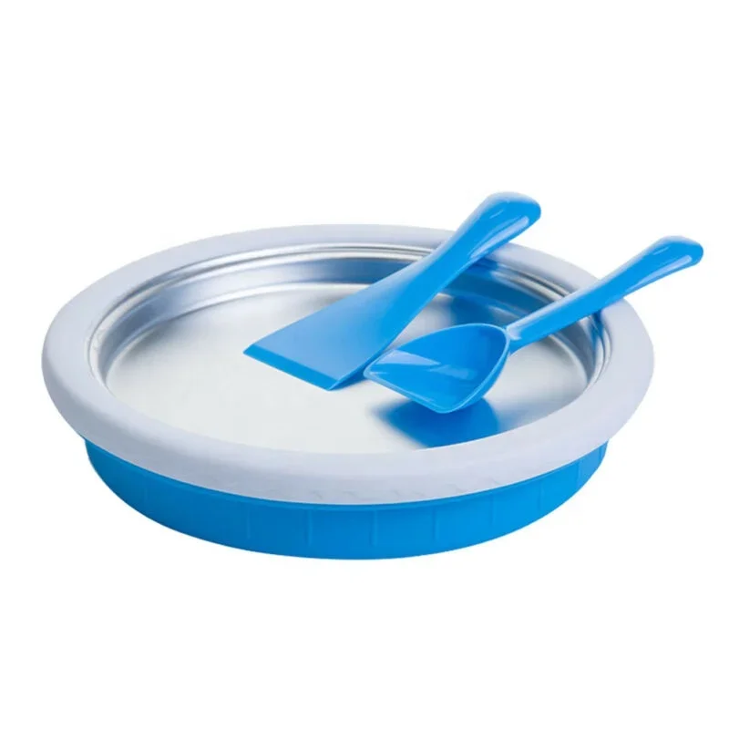Portable Mini Pan Fried Ice Cream Roll Machine Household Frozen Yogurt Machine DIY Kitchien Home Ice Cream Maker