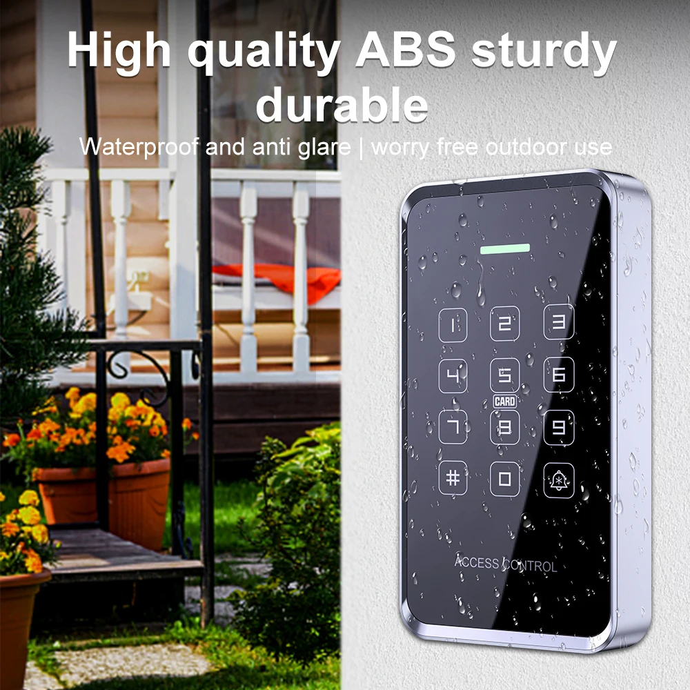 125KHz and 13.56Mhz RFID Access Control Keypad NFC EM/IC Card Reader Door Access Control System Door Lock Opener Keyboard System access control keypad