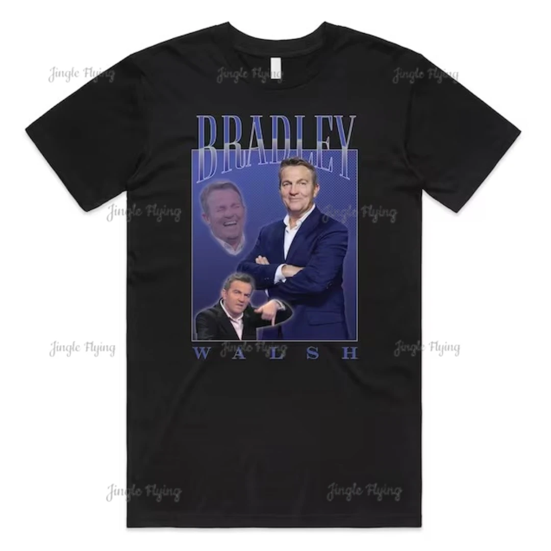 Bradley Walsh Omaggio T-Shirt Tee Top Funny Tv Presenter Uk Legend Icon Retro Gift