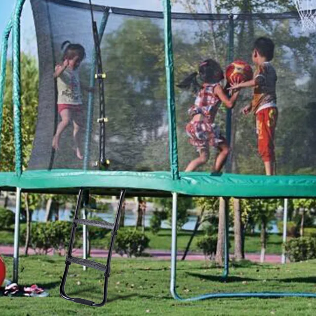 2 Lépésből Álló Univerzális Trambulin Létrák Erős Tervezési Könnyű Trampolin Kiegészítők Gyermekek Számára - Image 2