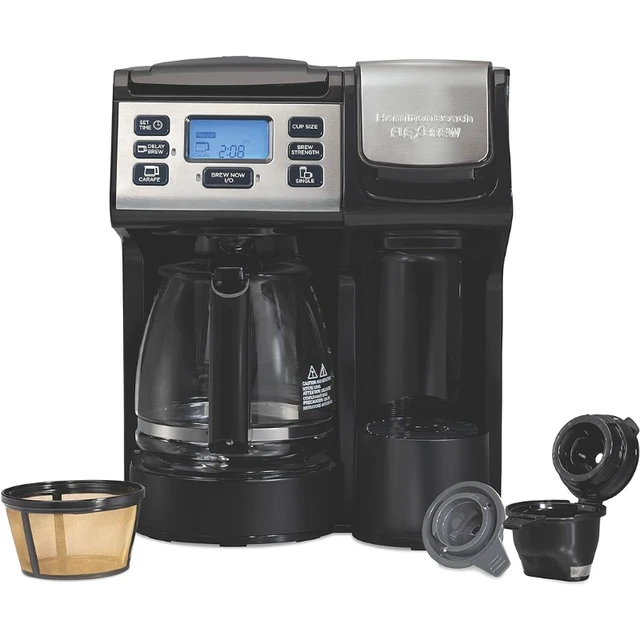 FlexBrew Trio 2-Way Coffee Maker, Compatible with K-Cup Pods or Grounds,  Combo, Single Serve