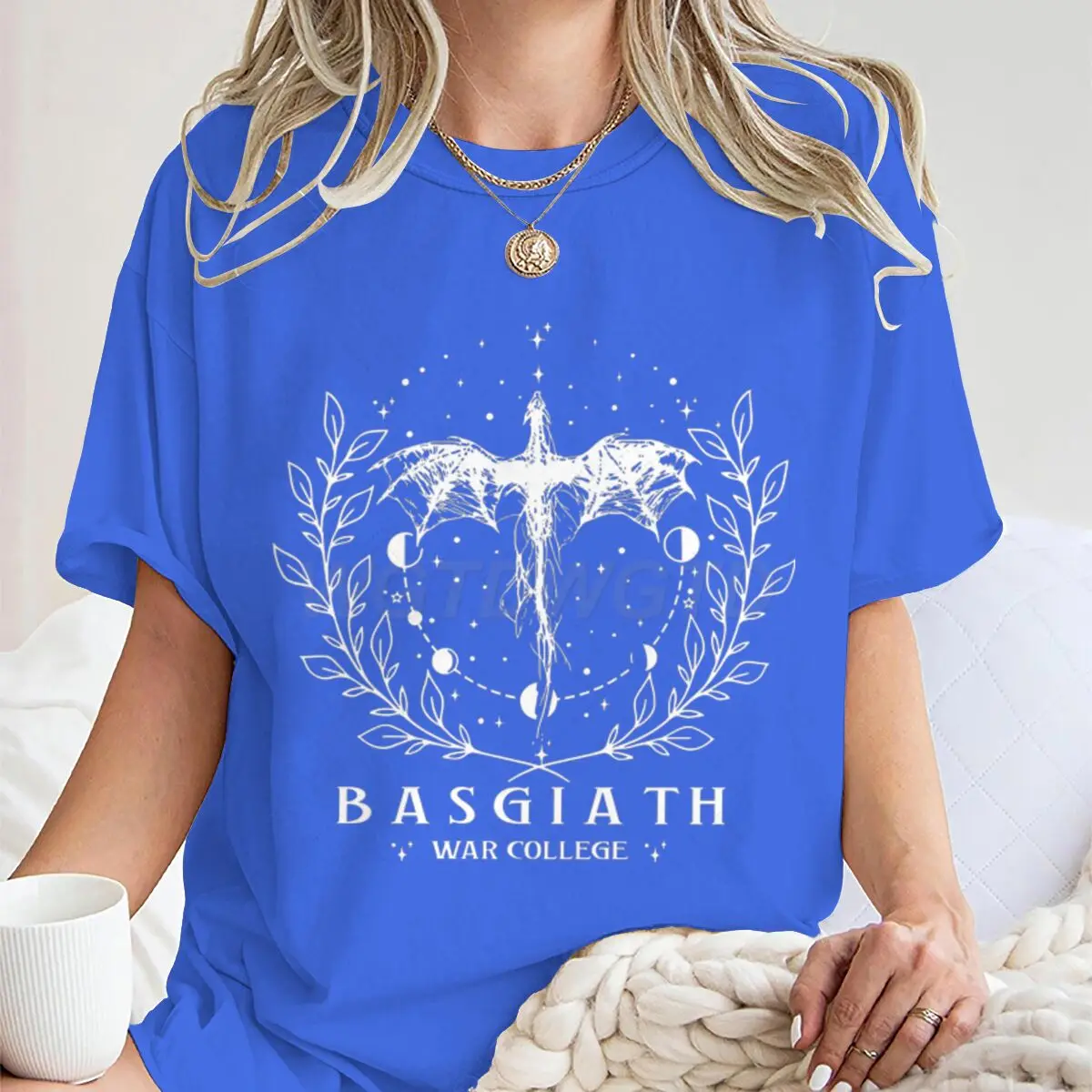 Basgiath War College 티셔츠 트렌디 드래곤 판타지 리더 Bookish Tshirt 세련된 여성 남성 그래픽 리딩 티셔츠