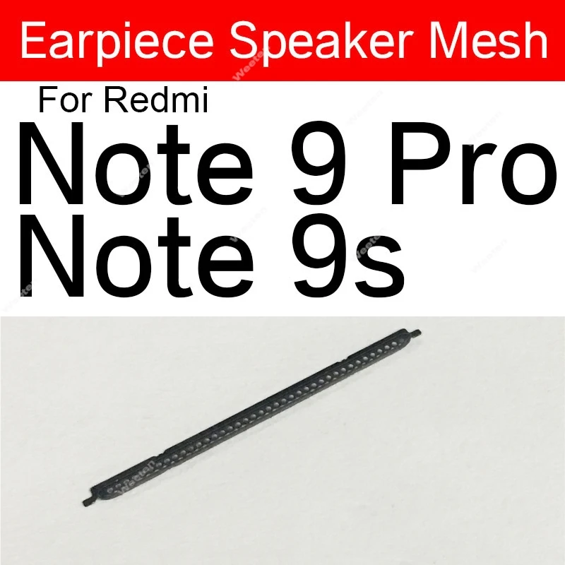 Redmi Note 7 8 9 10 Pro 4G 5G 용 이어피스 스피커 메쉬 방진 그릴 그물, Redmi 8A 9 9A 9T 9S K20 K30 Prime