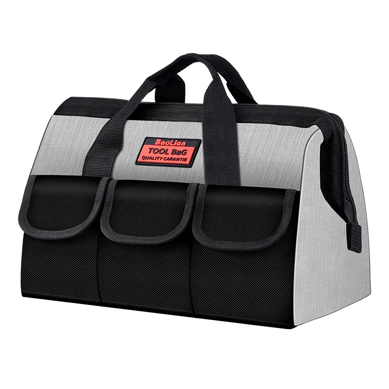 다기능 휴대용 공구 세트, 두꺼운 캔버스 공구 가방, 목공 및 전기 기술자용 특수 유지보수 및 보관 가방