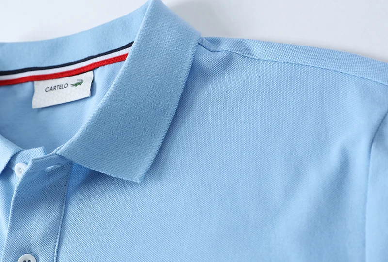 Description Picture 4 of item2024 summer new brand men's lapel shirt embroidered short sleeve casual business fashion slim men's Polo shirt