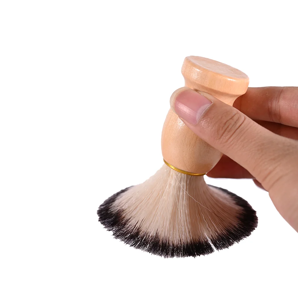 Muži holení vousy kartáč jezevec vlasy holit dřevěný ovládat pleťový úklid přístroj vysoký kvalita pro aula nářadí holičství nástroje