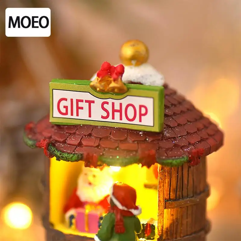 Christmas Decorations Snow House Village Resin Resin House Village Decorations Christmas Themed Crafts Living Rooms