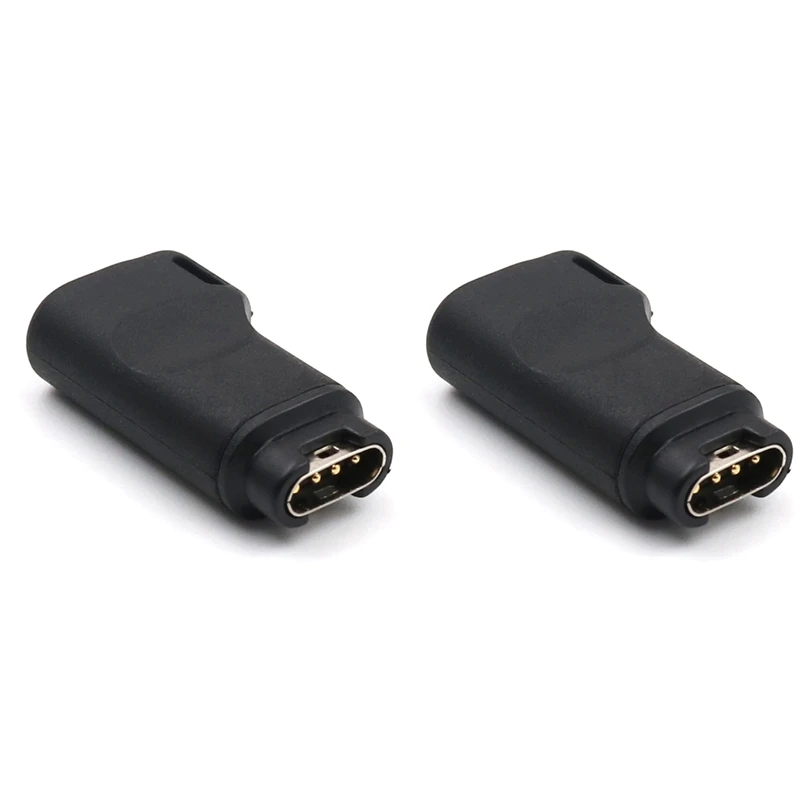 

2 шт., USB Type-C переходник для Garmin Quatix 5 Sapphire Vivosport Vivoactive 3/3T D2