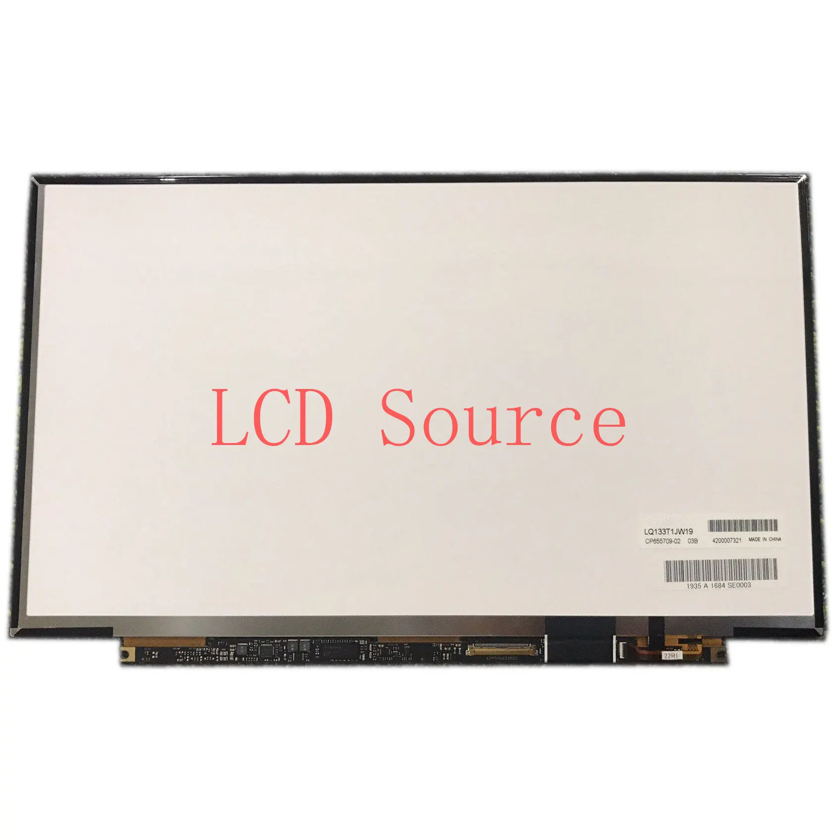 LQ133T1JW19 13.3 인치 QHD 72% 컬러 40 핀 EDP, 2560x1440 디스플레이 패널 LCD 화면