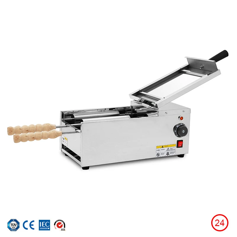 Commercial bagel machine, ice cream bagel machine, chimney rolling Hungarian cake roll oven