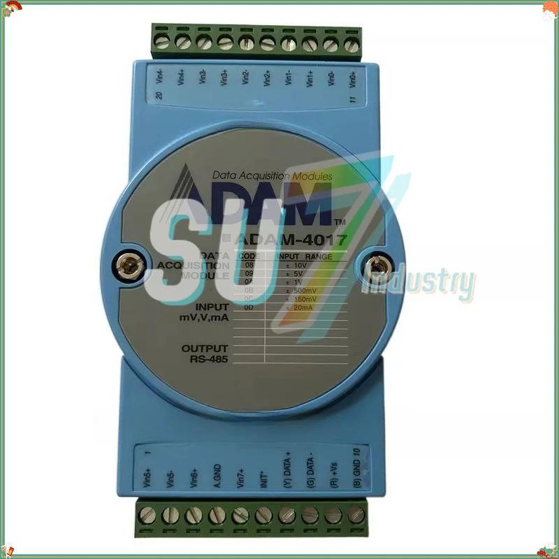 ADAM-4017 아담 모듈 8방향 아날로그 입력 수집 장치 ADAM-4017-E 4017-F 새 제품, 오리지널 재고 보유