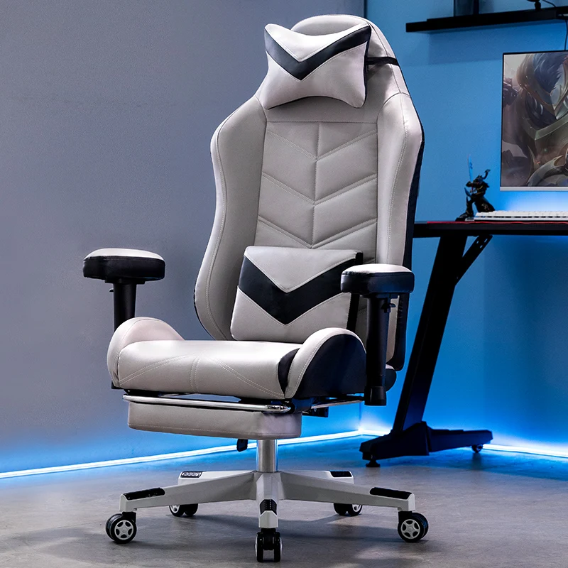 Cadeira de jogos ergonômica para móveis com altura ajustável para cadeira  de jogos de computador (cor: cor da imagem, tamanho: 70 x 70 x 127 cm)/cor  da imagem/70X70X127cm