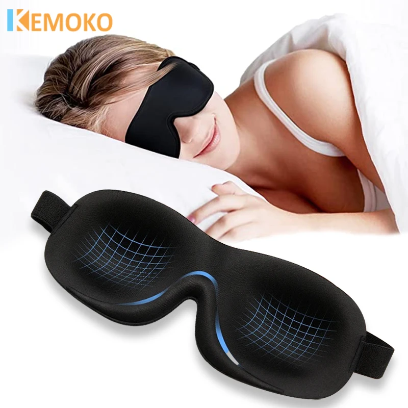 Maschera Per Gli Occhi Per Dormire 3D Ombreggiatura Copertura Per Gli Occhi Traspirante Maschera Per Gli Occhi Per Dormire Naturale Blocco Di Schiuma 