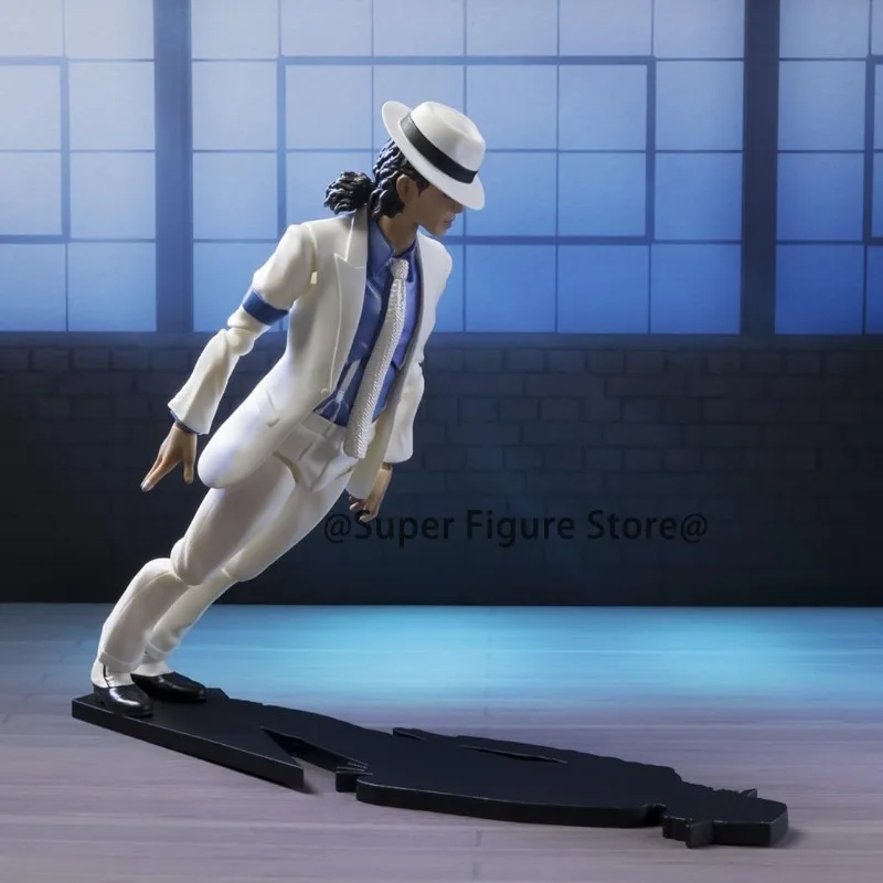 Shf Michael Jackson Smooth Criminal Action Figure Model Toys PVC Movable Collection Anime Jackson Figurine Souvenir Ornaments