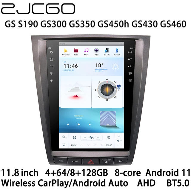 Zjcgo Car Multimedia Player Stereo Gps Radio Navigation Android