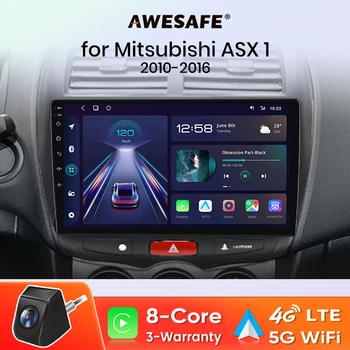 AWESAFE-autorradio inalámbrico para coche, dispositivo con Android, CarPlay, GPS, RDS, DSP, FM, 4G, para Mitsubishi ASX 1, 2010, 2011, 2011, 2012, 2013, 2014, 2015, 2016 1