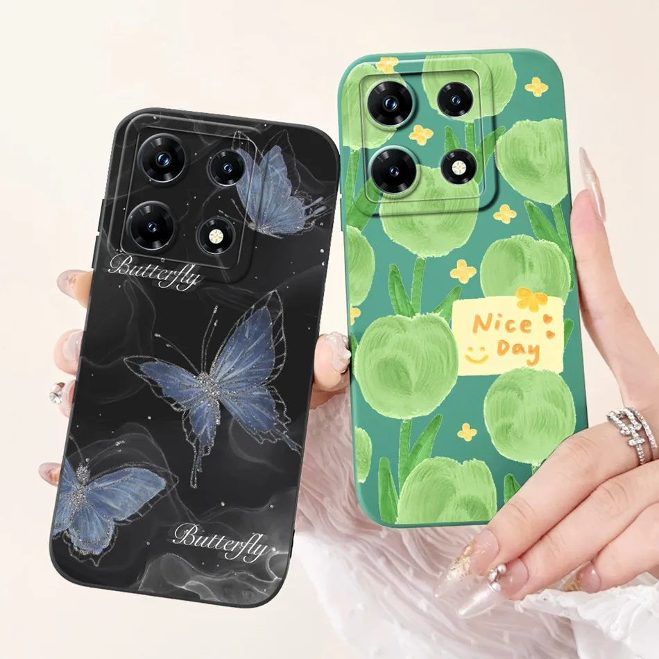 Elegant Painted Soft Silicone Shockproof Phone Case