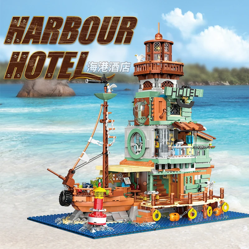 harbour-restaurant-hotel-fisherman's-wharf-mini-street-view-series-mini-granular-building-blocks-assembly-models-decoration-toys