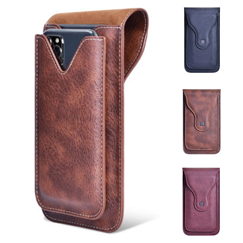 Belt Clip Holster Case for Phone Mobile Bag 2 Pouchs Samsung Note 10Plus 9 8 iPhone 11 Pro Max XS | Мобильные телефоны и