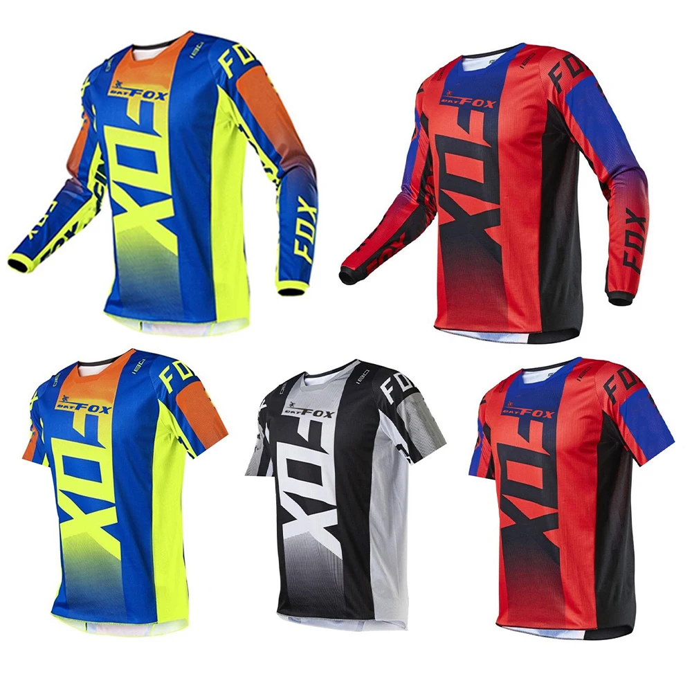 

Motocross Jersey MTB Downhill Mountain Jersey Enduro MX Cycling Jersey Mountain Bike DH Maillot Ciclismo Hombre Quick Drying BMX